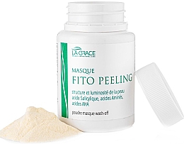 Phyto peeling z kwasem salicylowym i aminokwasami - La Grace Fito Peeling Poudre Masque Wash-Off — Zdjęcie N2