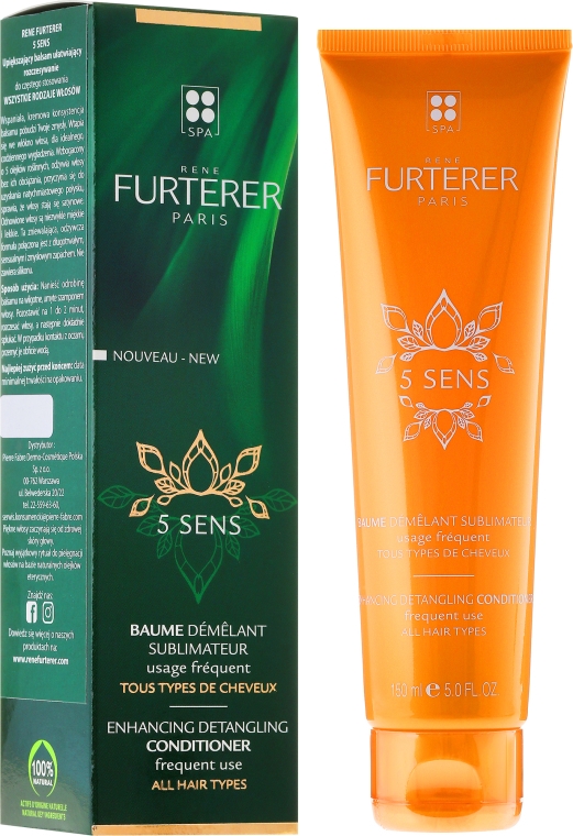 Nawilżająca odżywka do włosów - Rene Furterer 5 Sens Enhancing Detangling Conditioner — Zdjęcie N1