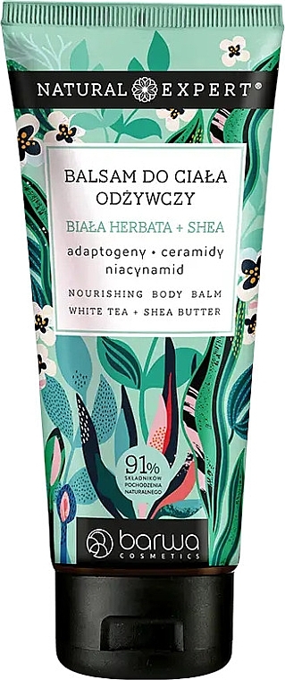 Odżywczy balsam do ciała Biała herbata + shea - Barwa Natural Expert Nourishing Body Balm White Tea + Shea Butter — Zdjęcie N1