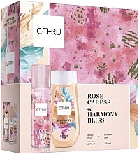 Kup C-Thru Rose Caress + Harmony Bliss - Zestaw (b/spr 200 ml + sh/gel 250 ml)