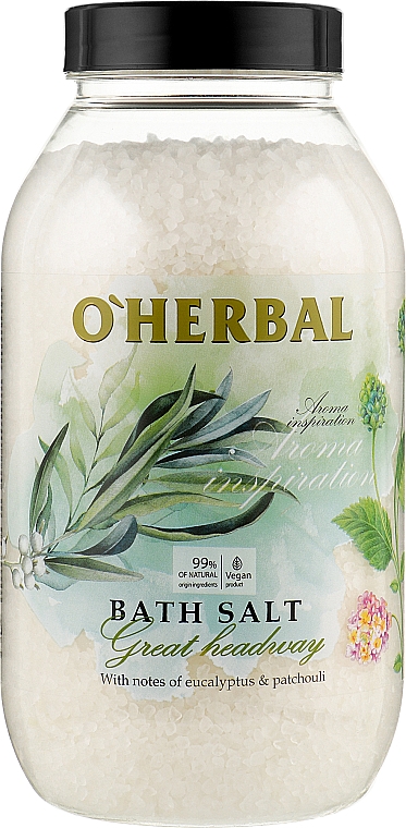 Sól do kąpieli Great Headway - O'Herbal Aroma Inspiration Bath Salt — Zdjęcie N1