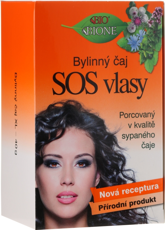 Ziołowa herbata wzmacniająca do włosów - Bione Cosmetics SOS Herbal Hair Tea  — Zdjęcie N2
