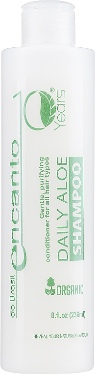 Organiczny szampon z aloesem do codziennego użytku - Encanto Daily Aloe Shampoo Organic — Zdjęcie N1