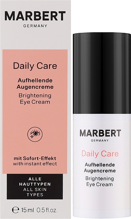 Krem rozjaśniający pod oczy - Marbert Daily Care Brightening Eye Cream — Zdjęcie N2