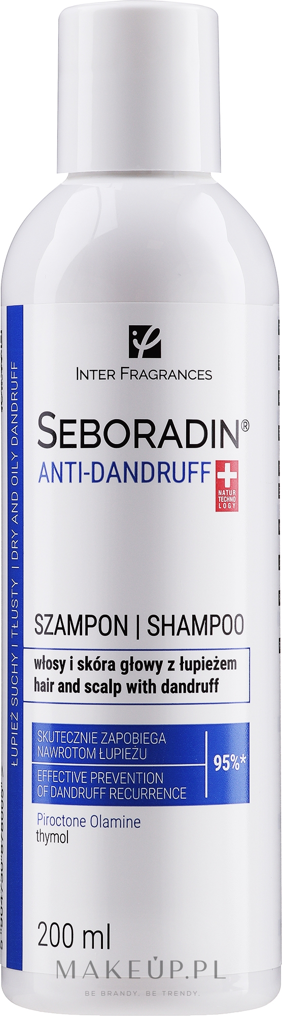 Orzeźwiający szampon przeciwłupieżowy - Seboradin Shampoo Anti-Dandruff  — Zdjęcie 200 ml
