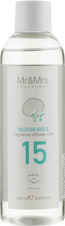 Zapach do wnętrz Bryza - Mr&Mrs Maldivian Breeze Fragrance Refill (uzupełnienie) — Zdjęcie N1