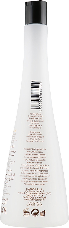 Odżywczy szampon do włosów z olejem kokosowym - Phytorelax Laboratories Professional Hair Care Coconut Nourishing Shampoo — Zdjęcie N6