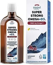 Kup Suplement diety Omega 3+D3, 3500 mg, smak cytrynowy - Osavi Super Strong Omega