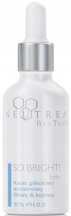 Peeling do twarzy - Neutrea BioTech So Bright! Forte Peeling 50% PH 0.9 — Zdjęcie N1