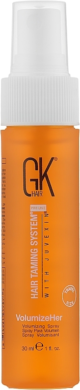 Spray do włosów nadający objętość - GKhair Volumize Her Spray With Juvexin