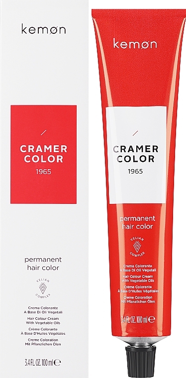 Trwała farba do włosów z olejem kokosowym - Kemon Cramer Color — Zdjęcie N2