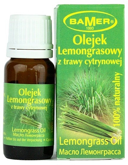 Naturalny olejek eteryczny Trawa cytrynowa - Bamer Lemongrass Oil — Zdjęcie N1