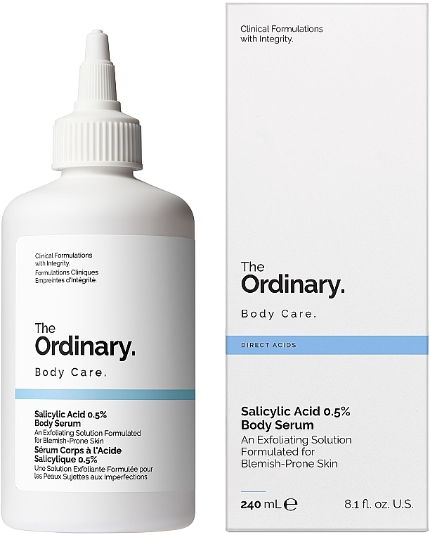 PRZECENA! Złuszczające serum do ciała - The Ordinary Salicylic Acid 0.5% Body Serum * — Zdjęcie N1