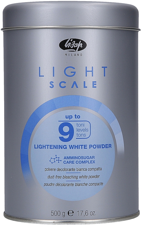 Puder do rozjaśniania włosów - Lisap Light Scale Up To 9 — Zdjęcie N1