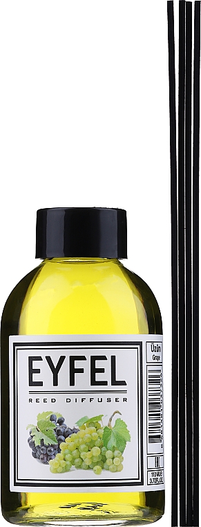 Dyfuzor zapachowy - Eyfel Perfume Reed Diffuser Grapes