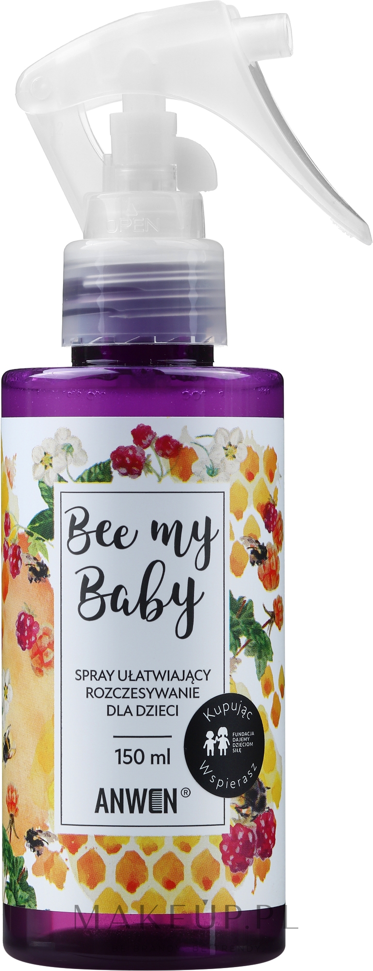 Spray ułatwiający rozczesywanie włosów dla dzieci - Anwen Bee My Baby — Zdjęcie 150 ml