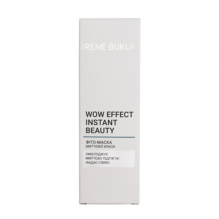 Maska do twarzy Natychmiastowe piękno - Irene Bukur WOW Effect Instant Beauty — Zdjęcie N3
