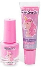 Zestaw kosmetyków dla dzieci Little Unicorn - Martinelia Little Unicorn Nail & Lip Set (lip/gloss/6ml + nail/polish/4ml)  — Zdjęcie N2
