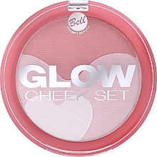 Paleta do makijażu twarzy - Bell Nude Bloom Glow Cheek Set — Zdjęcie N2