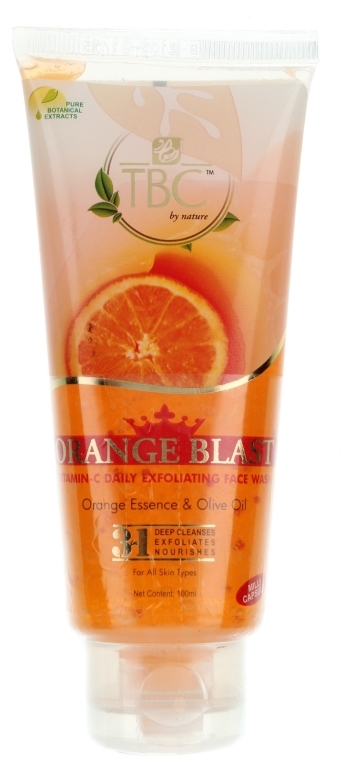 Scrub do codziennego stosowania Witamina C Orange Blast - TBC Orange Blast Vitamin C Daily Exfoliating Face Wash