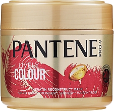 Kup Intensywna maska do włosów farbowanych Lśniący kolor - Pantene Pro-V Lively Colour 
