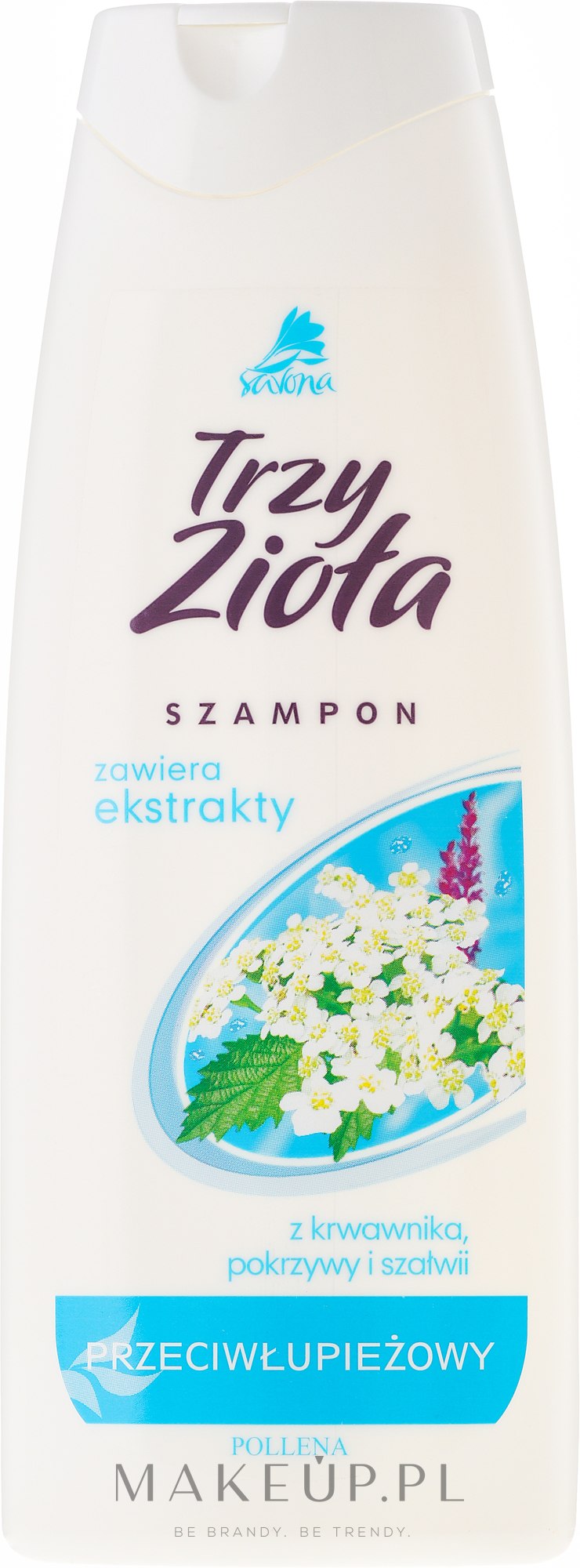 Przeciwłupieżowy szampon do włosów - Pollena Trzy zioła — Zdjęcie 250 ml