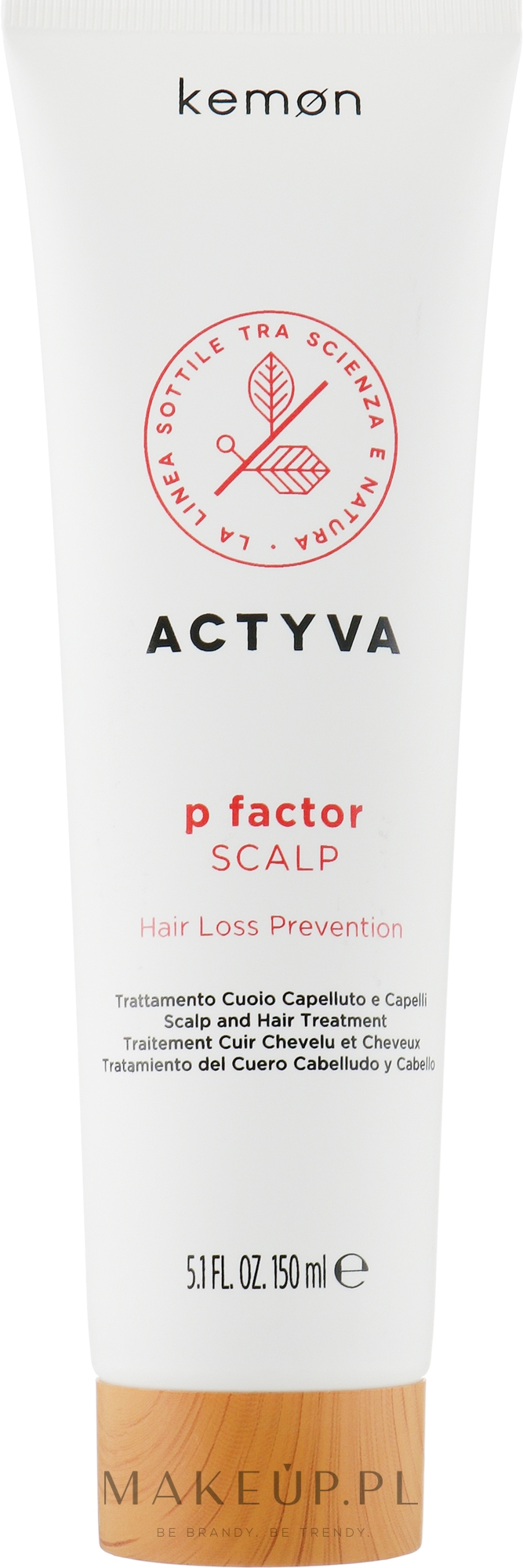 Preparat do skóry głowy przeciw wypadaniu włosów - Kemon Actyva P Factor Scalp — Zdjęcie 150 ml