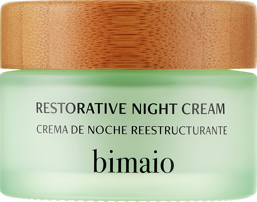 Rewitalizujący krem do twarzy na noc - Bimaio Restorative Night Cream — Zdjęcie N1