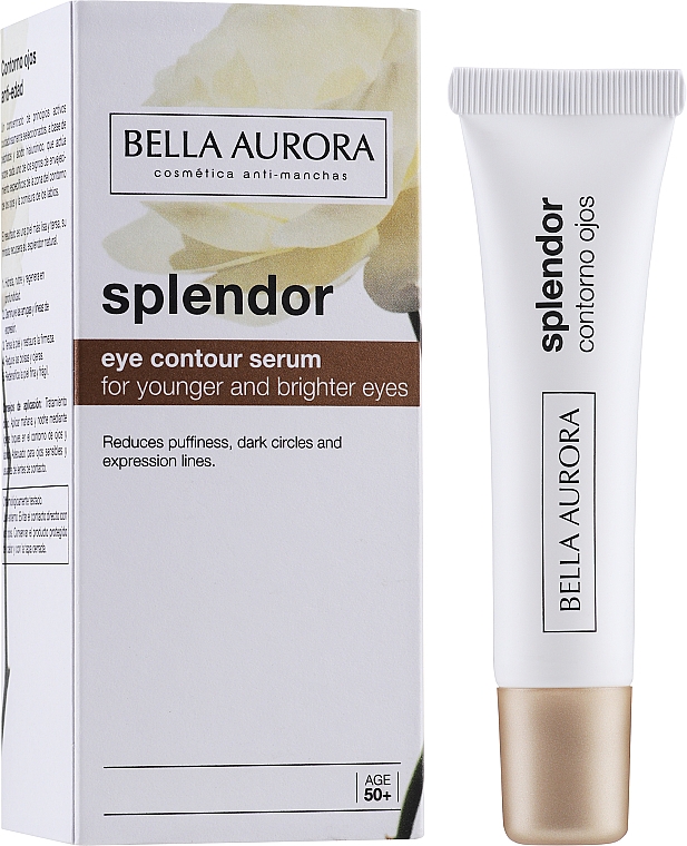 Krem do skóry wokół oczu redukujący zacienienia SPF 15 - Bella Aurora Eye Contour Cream — Zdjęcie N2