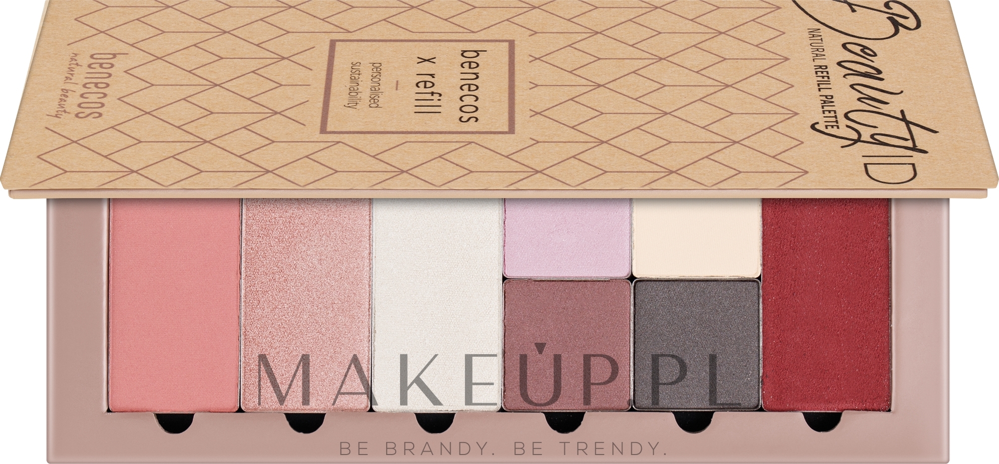 Paleta do makijażu - Benecos Beauty ID Stockholm Natural Refill Palette (wymienny wkład) — Zdjęcie 18 g