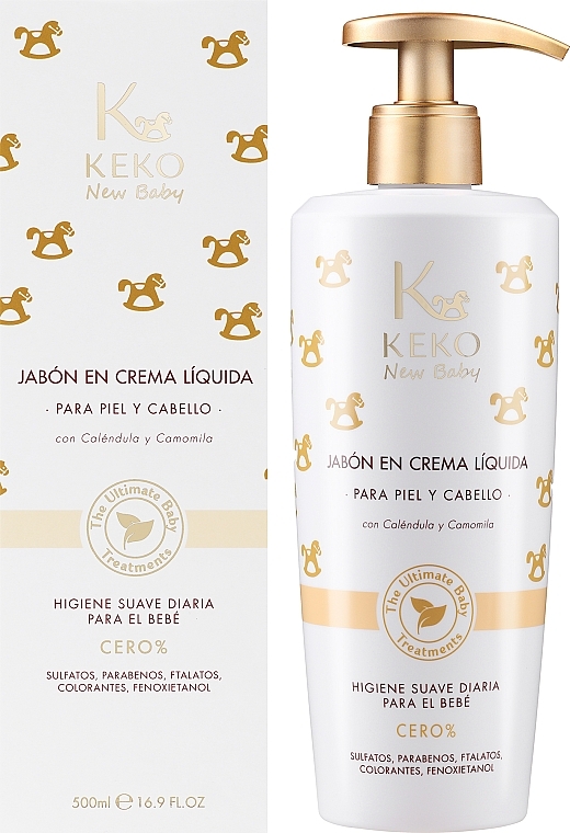 PRZECENA! Kremowe mydło w płynie - Keko New Baby The Ultimate Baby Treatments Liquid Cream Soap * — Zdjęcie N2