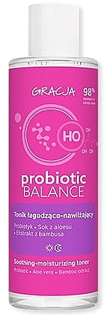 Tonik łagodząco-nawilżający - Gracja Probiotic Balance Tonic — Zdjęcie N1