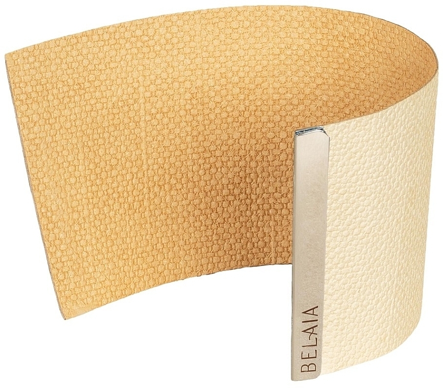 PREZENT! Ozdobne etui na świecę w szkle 180 g, Sisal - Belaia Candle Reversible Sleeve — Zdjęcie N1