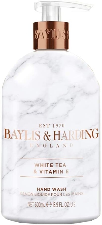 Mydło w płynie do rąk - Baylis & Harding White Tea & Vitamin E Hand Wash