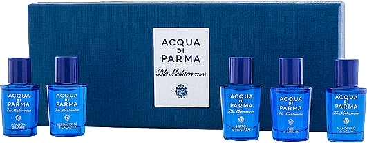 Zestaw miniatur - Acqua di Parma Blu Mediterraneo Miniature Set (edt/5x5ml) — Zdjęcie N1