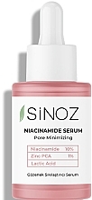 Serum zwężające pory z niacynamidem - Sinoz Niacinamide Serum Pore Minimizing — Zdjęcie N1