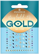 Naklejki na paznokcie, 88 szt. - Essence Stay Bold, It's Gold Nail Sticker — Zdjęcie N1