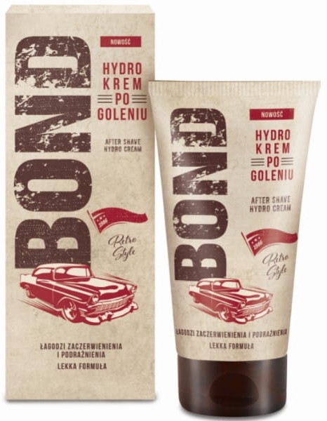 Balsam po goleniu łagodzący podrażnienia i zaczerwienienia - Bond Retro Style After Shave Hydro Cream — Zdjęcie N1