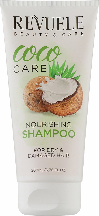 Odżywczy szampon do włosów - Revuele Coco Oil Care Nourishing Shampoo — Zdjęcie N1
