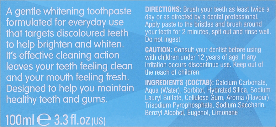 Zestaw do mycia zębów - Beauty Formulas (toothbrush/1pcs + toothpaste/100ml) — Zdjęcie N3