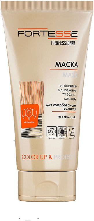 Maska Trwałość koloru - Fortesse Professional Color Up & Protect Mask — Zdjęcie N1