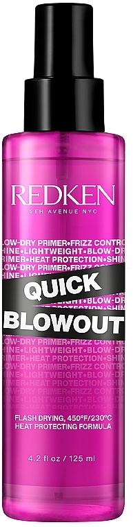 Termo-ochronny spray przyspieszający suszenie - Redken Quick Blowout — Zdjęcie N1