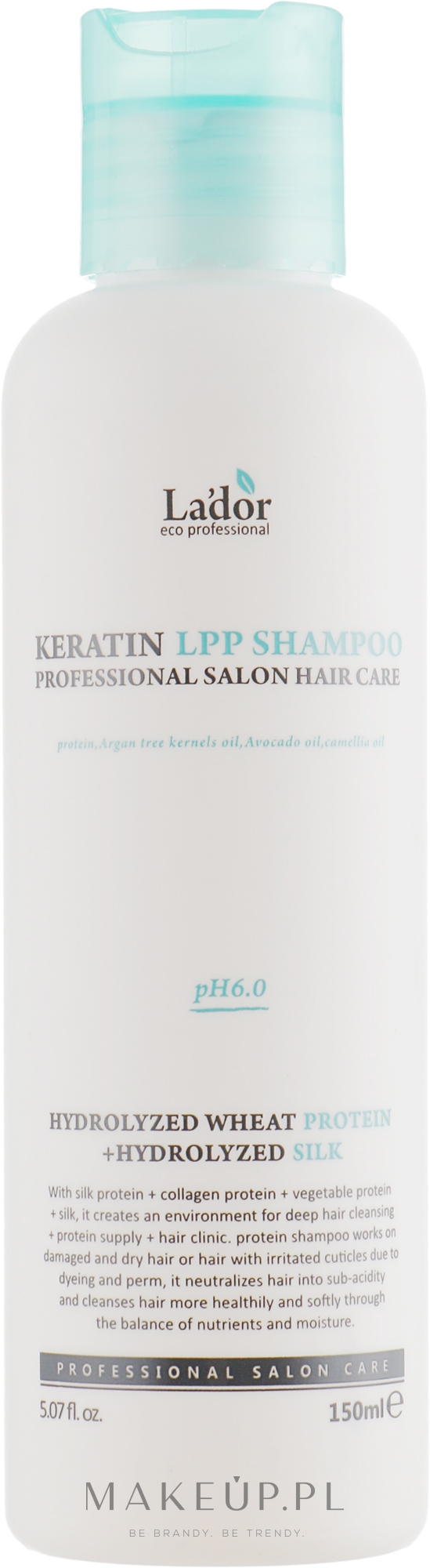 Szampon do włosów z keratyną - La'dor Keratin LPP Shampoo — Zdjęcie 150 ml