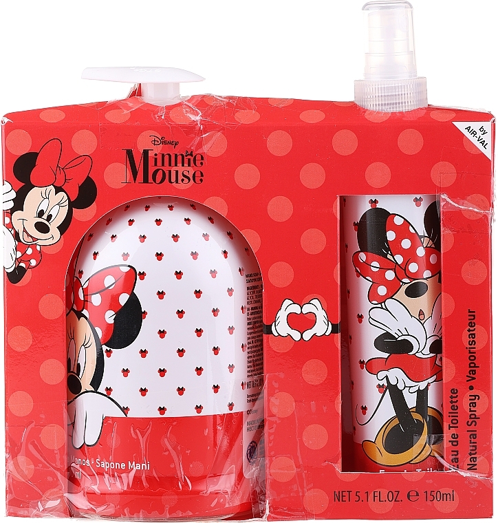 PRZECENA! EP Line Disney Minnie Mouse - Zestaw (edt/150ml + l/soap/500ml) * — Zdjęcie N1