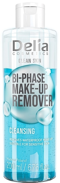 Dwufazowy płyn do demakijażu - Delia Clean Skin Bi-Phase Make-Up Remover — Zdjęcie N1