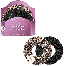 Elastyczna gumka do włosów - Invisibobble Sprunchie Slim Premium Leo Is The New Black — Zdjęcie N1