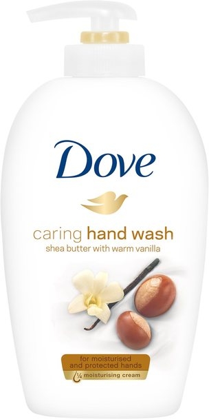 Kremowe mydło w płynie z masłem shea i wanilią - Dove Caring Hand Wash — Zdjęcie N1