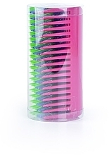 Zestaw grzebieni do włosów, 12 sztuk - Bifull Professional Bote Hollower Combs Assorted Colors (12 szt.) — Zdjęcie N1