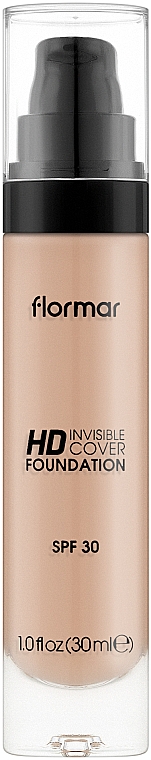 Kryjący podkład do twarzy - Flormar Invisible Cover HD Foundation — Zdjęcie N1
