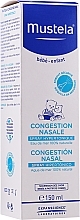 PRZECENA! Hipertoniczny spray na przekrwienie błony śluzowej nosa - Mustela Nasal Congestion Hipertonic Spray * — Zdjęcie N2